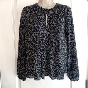 Small Ann Taylor Semi Sheer Blouse